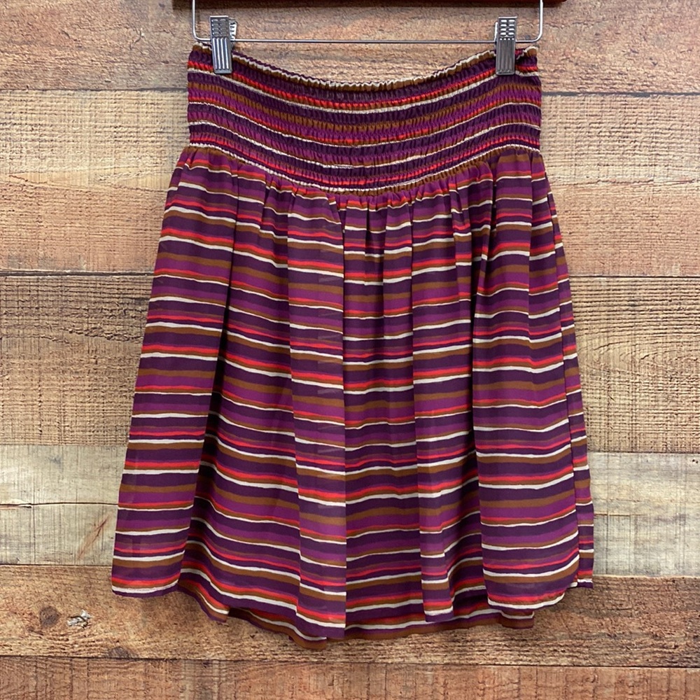 Old Navy Perfect Tone Skirt Purple & Browns small